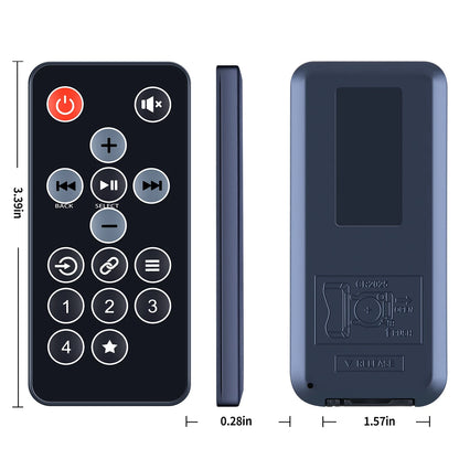 Replacement Remote Control For Teufel Radio 3SIXTY