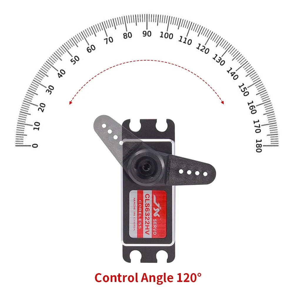 JX Servo CLS6322HV 21kg High Torque Metal Shell Tooth Digital Coreless Motor...