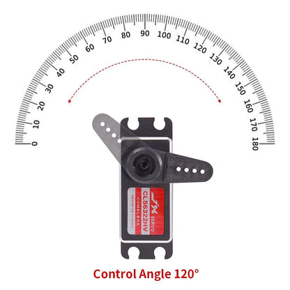 JX Servo CLS6322HV 21kg High Torque Metal Shell Tooth Digital Coreless Motor...
