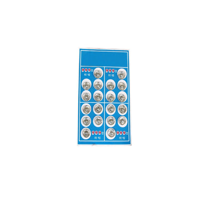 20Pcs 1.3cm Diameter High Hardness Stainless Snap Buttons For Sewing Clothing