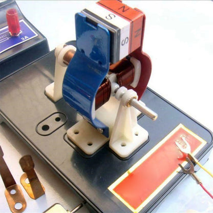 Permanent Magnet DC Electric Motor Model Physics Science Educational Toy DIY Kit