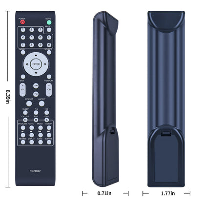 RC2002V Remote Control For Viore TV LCD19VH56 LCD22VH65 LCD32VH65 LCD26VH56
