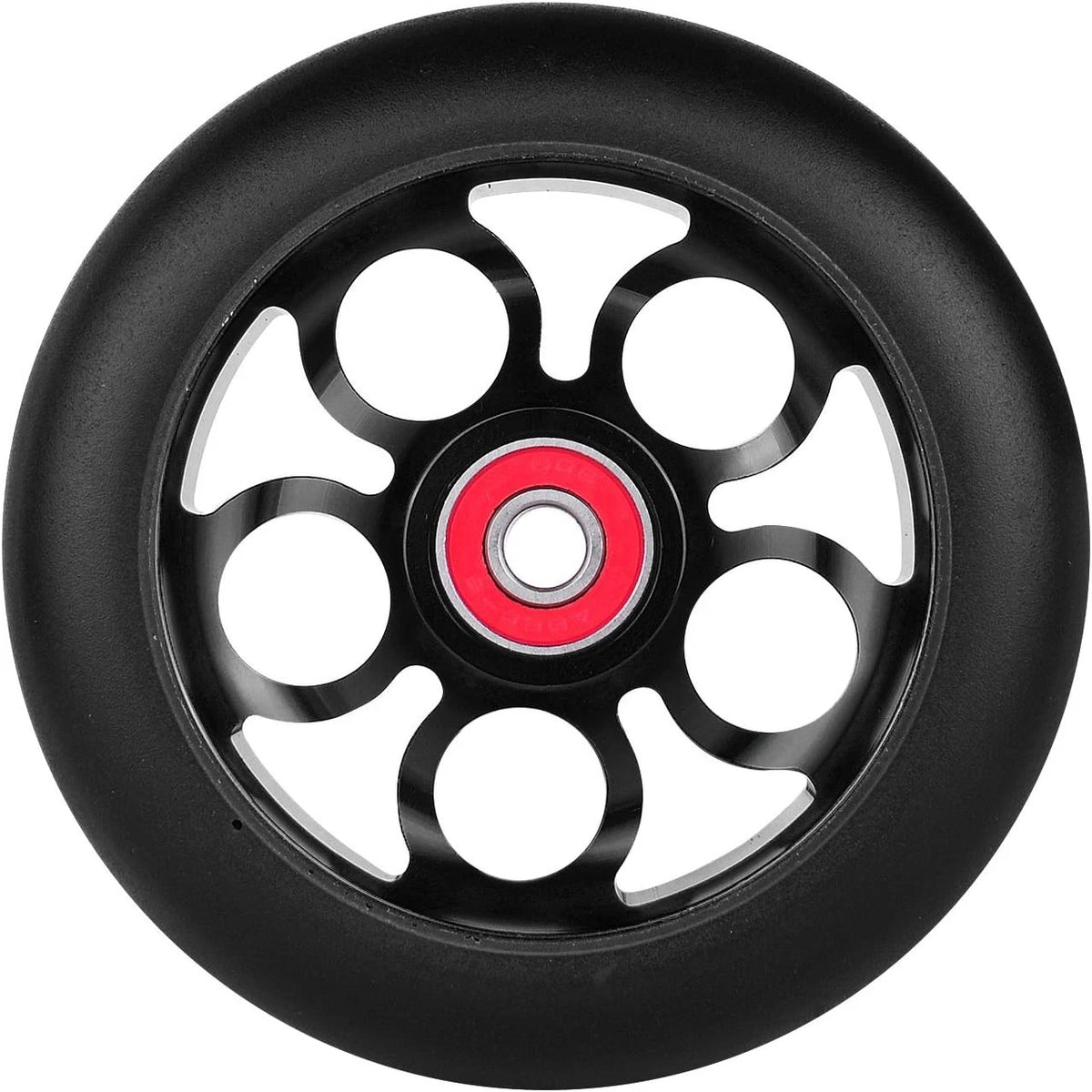2pcs Replacement 100mm Pro Scooter Wheels with Abec 9 Bearings 100mm, A-Black