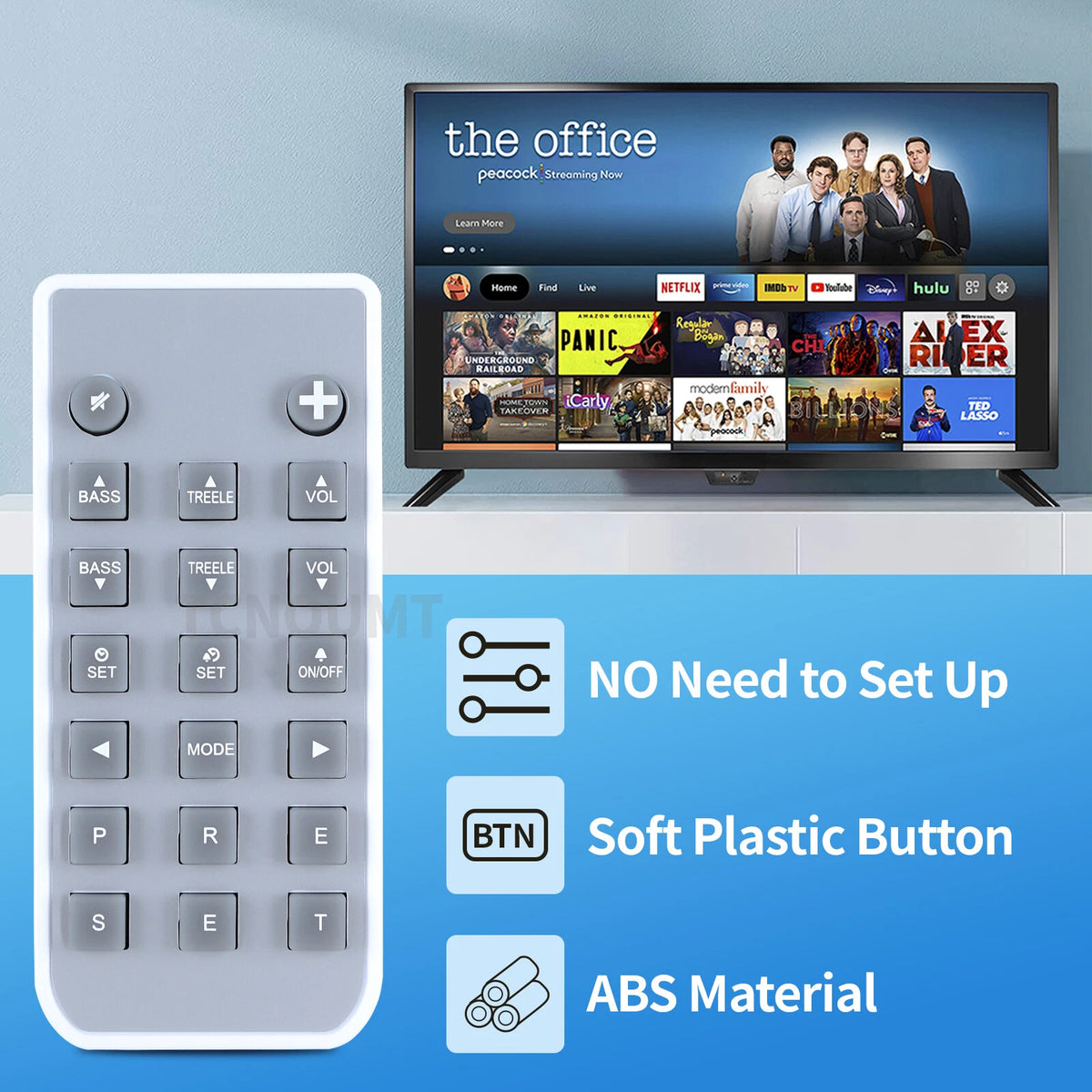 Replacement Remote Control For Geneva Sound System Model S DAB+