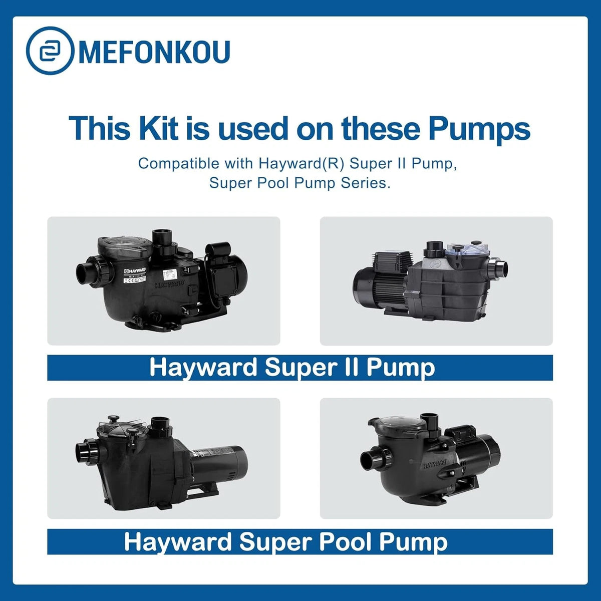 O-Ring Repair SP3000X Kit for Hayward(R) Super II Pump, Pool Pump black