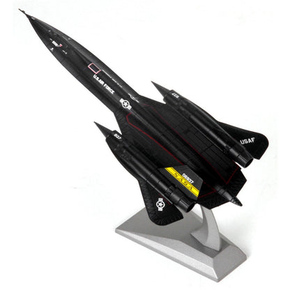 1:144 Alloy SR-71 Reconnaissance Aircraft Model Ornaments Airplane Collection