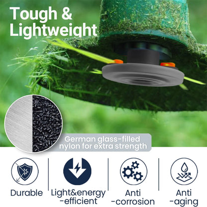SIMUSI Universal Weed Eater Head, Easy Load String Trimmer Head Grey& Black