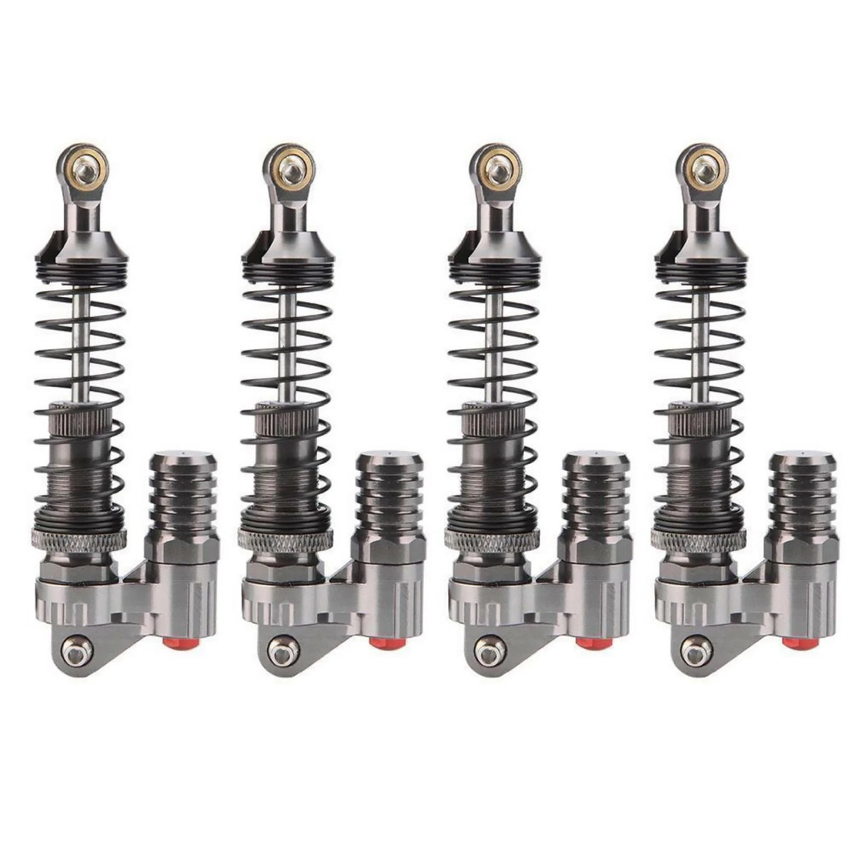 4Pcs 1/10 100mm Adjustable Shock Absorber For Axial SCX10 TRX-4 RC Crawler Car