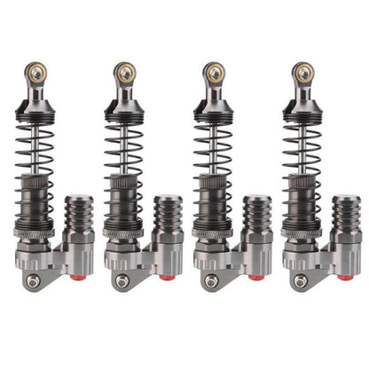 4Pcs 1/10 100mm Adjustable Shock Absorber For Axial SCX10 TRX-4 RC Crawler Car