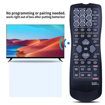 RAV254 Remote Control For Yamaha AV Receiver RX-V350 HTR-5730 RX-V359 RXV350