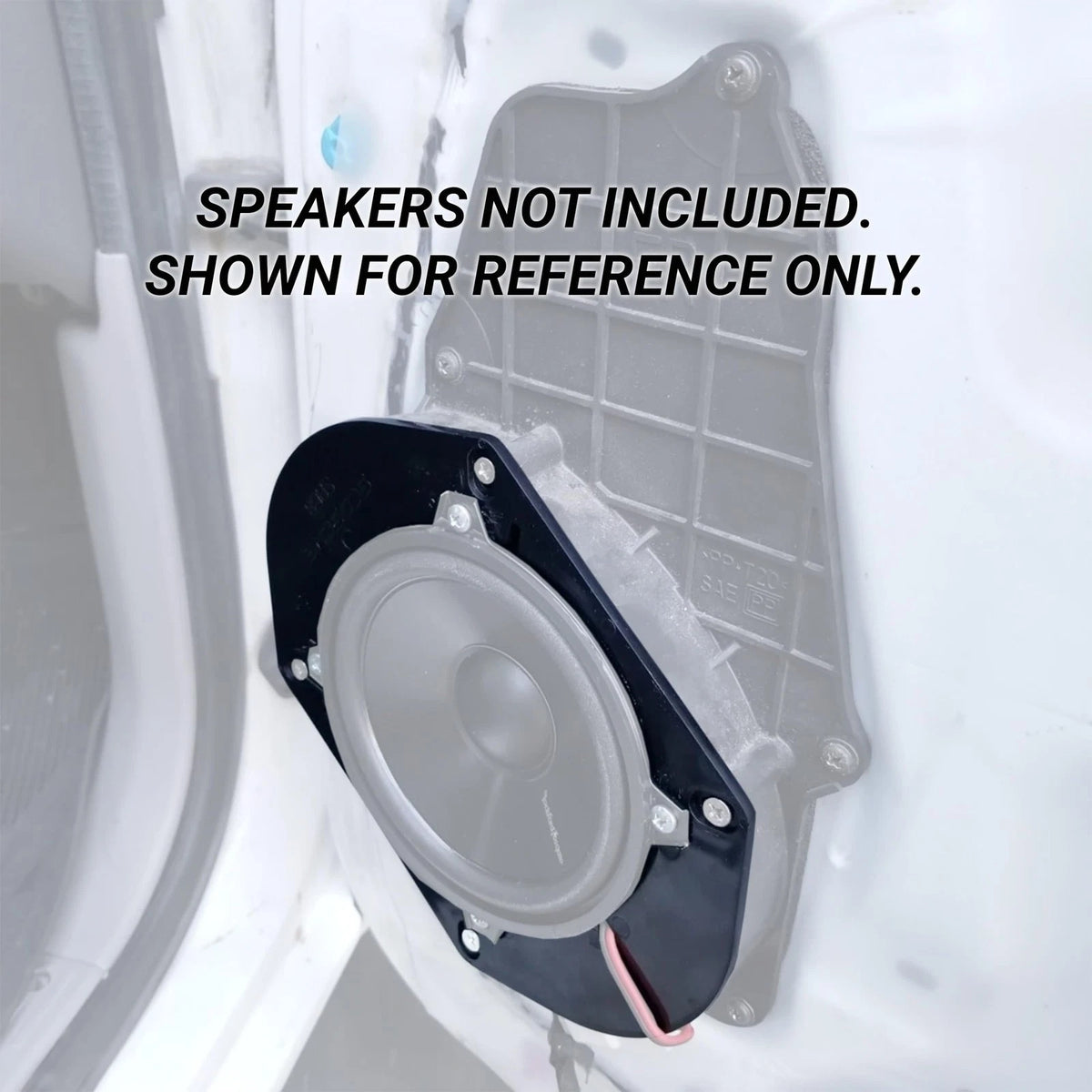 Scosche SA68 5X7"/6X8" to 5.25”-6.5” Speaker Adapters Compatible with Select...