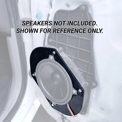 Scosche SA68 5X7"/6X8" to 5.25”-6.5” Speaker Adapters Compatible with Select...