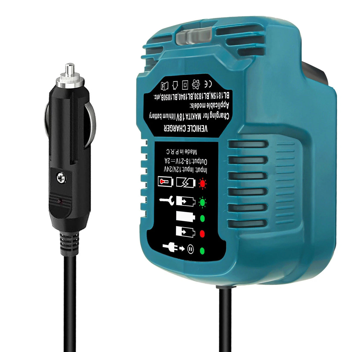 Replacement Car Charger For Makita 18V LXT Battery BL1815 BL1830 BL1840 BL1845