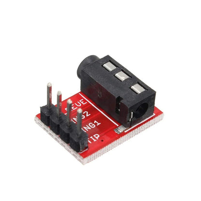 Onyehn TRRS 3.5mm Audio Jack,Breakout Headphone Video MP3 Jack red