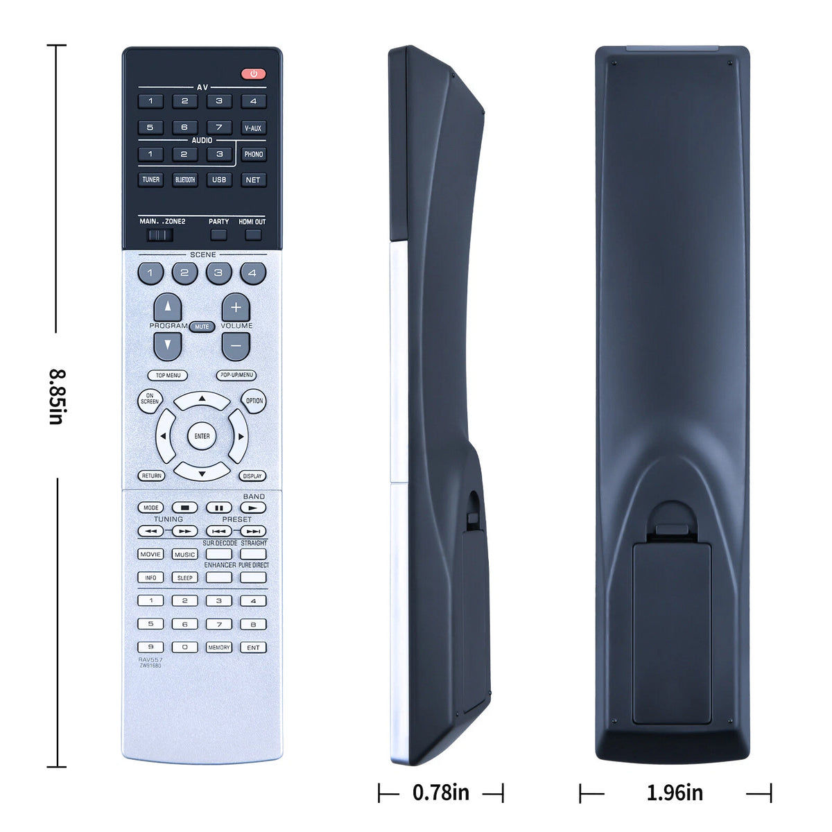 RAV557 ZW91680 Remote Control For Yamaha Audio Receiver RX-A1070 RXA1070