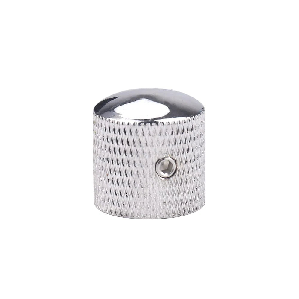 XIYANGJUAN 4Pcs Metal Guitar Knobs Chrome Volume Tone Control Knob