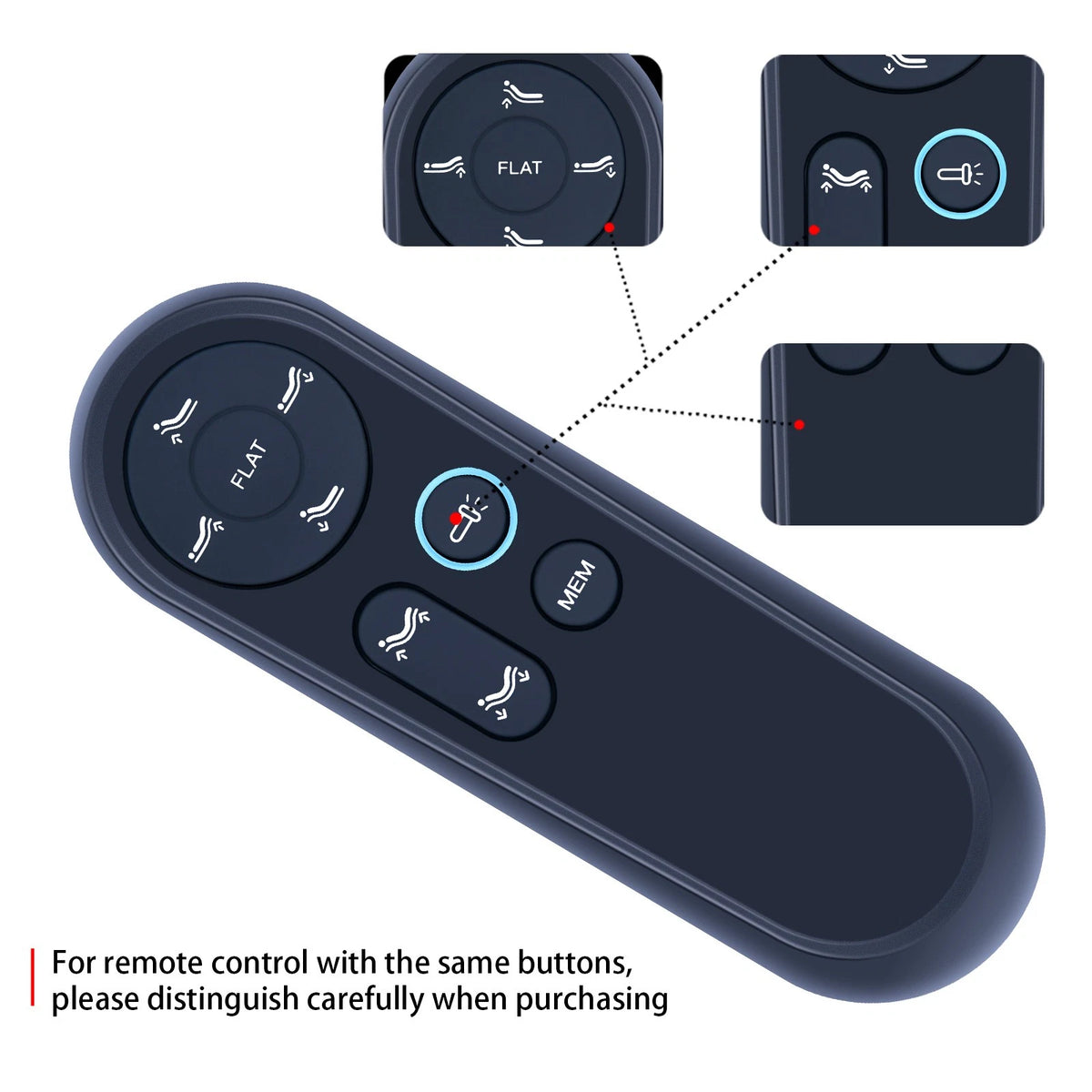 Replace Remote Control For Richmat 8H1580001 Adjustable Bed