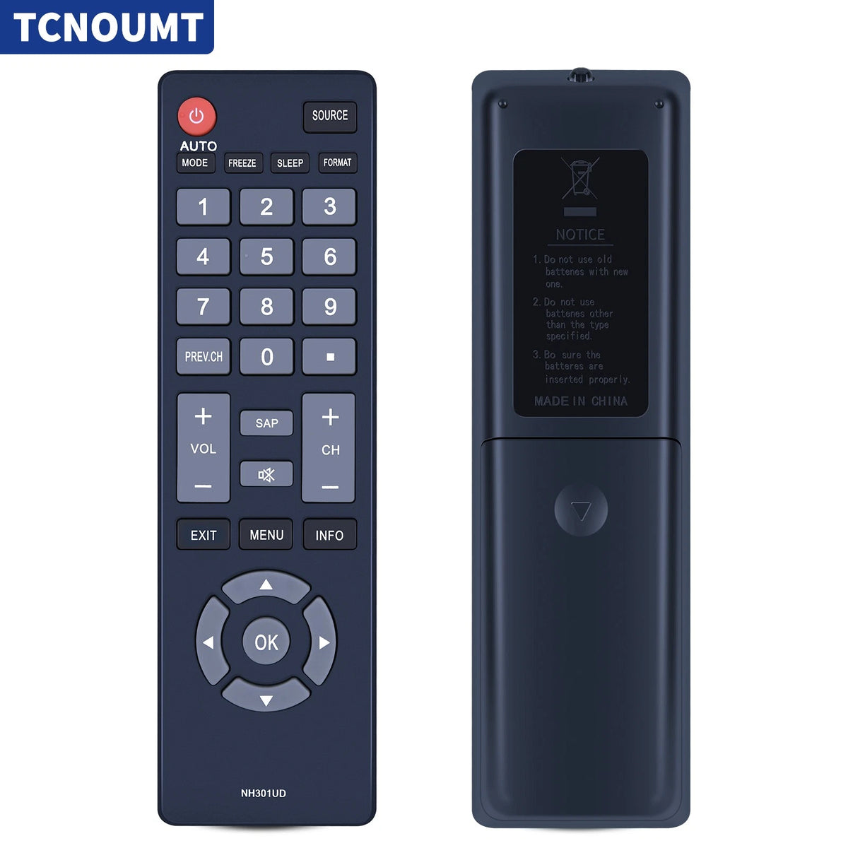 NH301UD Remote Control For Emerson TV LE190EM3 LE220EM3 LE260EM3 LE320EM3