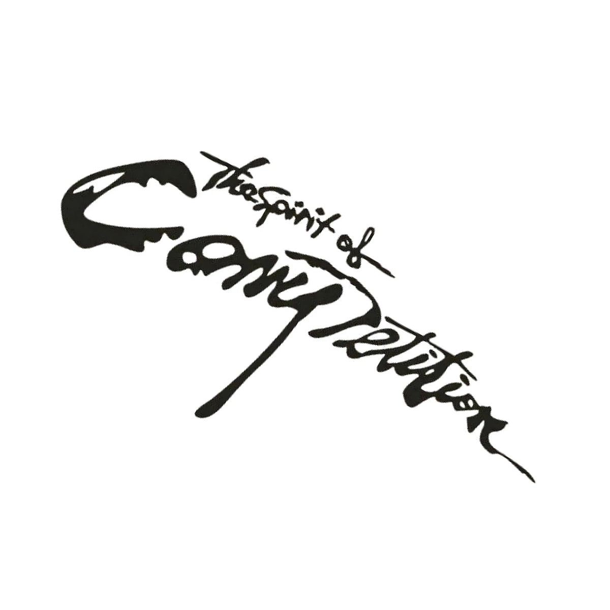 Waterproof The Spirit of Competition Reflective Car Auto Vinyl Decal Sticker
