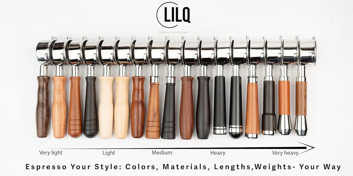 LILQ 58mm Bottomless Naked 2 Ears Portafilter For E61, Aluminum Flat