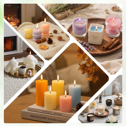 KEARLGMBH Wax Melter for Candle 4 inches x 5 x 5 inches, Sliver