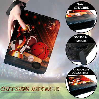 Sports Card Binder 400 Pockets Trading with 400 Pockets,