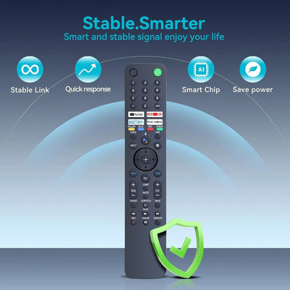 RMF-TX520U Remote Control For Sony Smart TV KD43X80J KD50X80J KD55X79J No Voice