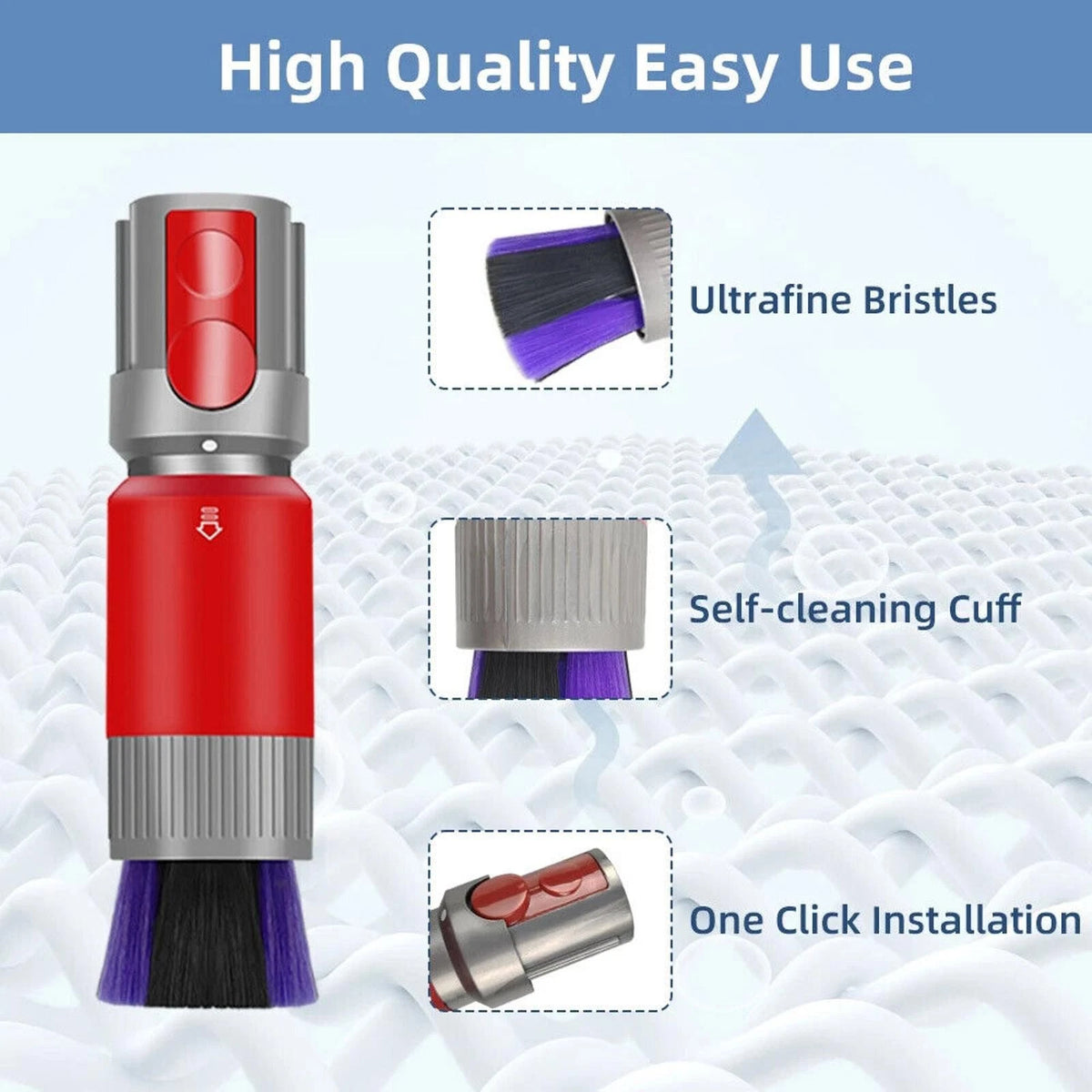 Scratch-free Dusting Brush For Dyson Traceless V7 V8 V10 V11 V15 Vacuum