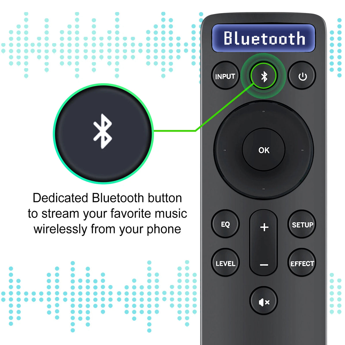 Remote Control For Vizio SoundBar D512-H 1023-0000257 D21-H D51-H D512-H D510-H