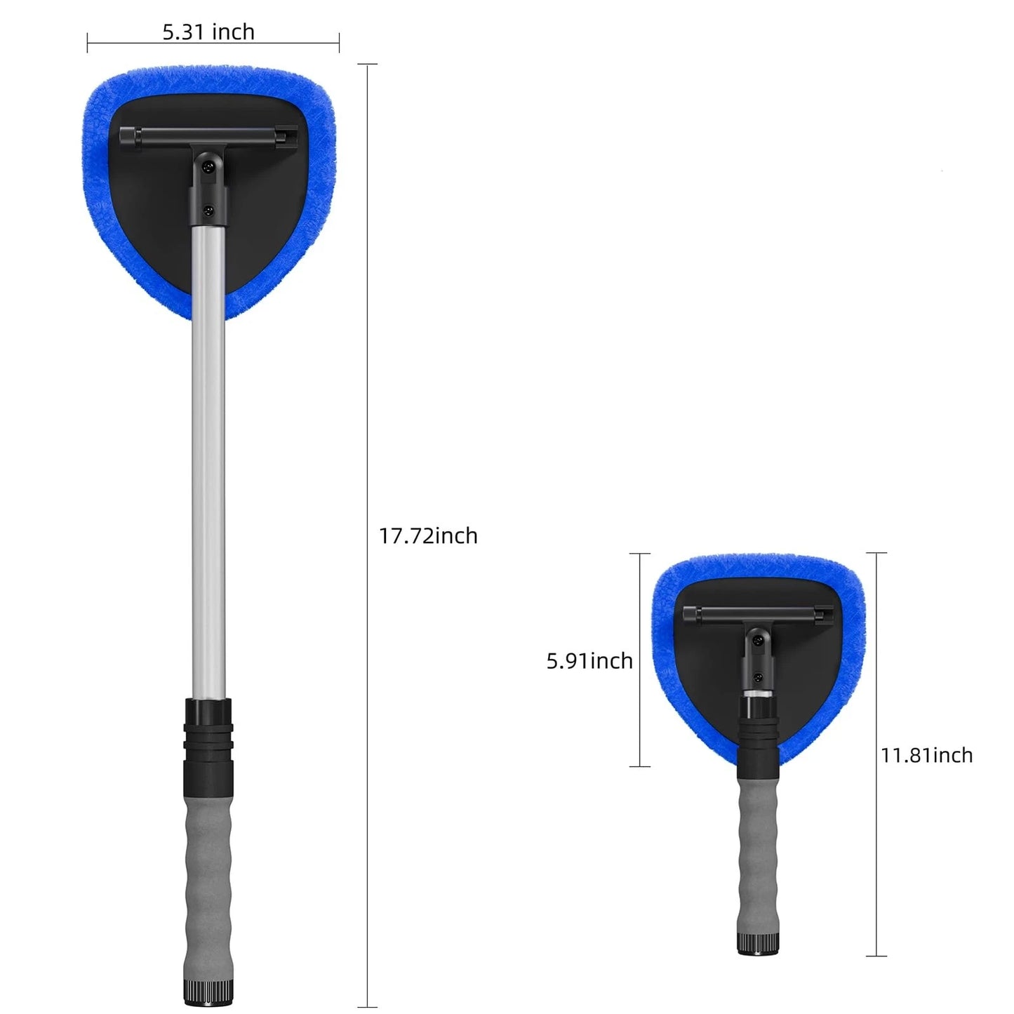 desin Windshield Cleaning Tool, Car Window Cleaner Blue