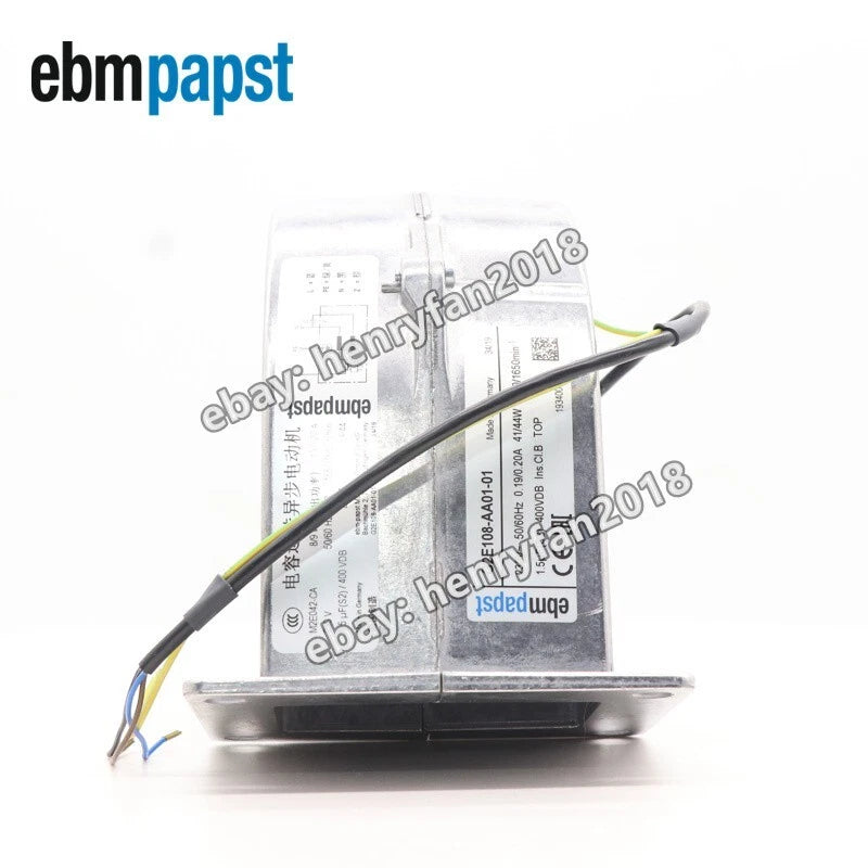 Ebmpapst G2E108-AA01-01 Blower Fan 230VAC 44W 0.19/0.20A 1650RPM Centrifugal Fan