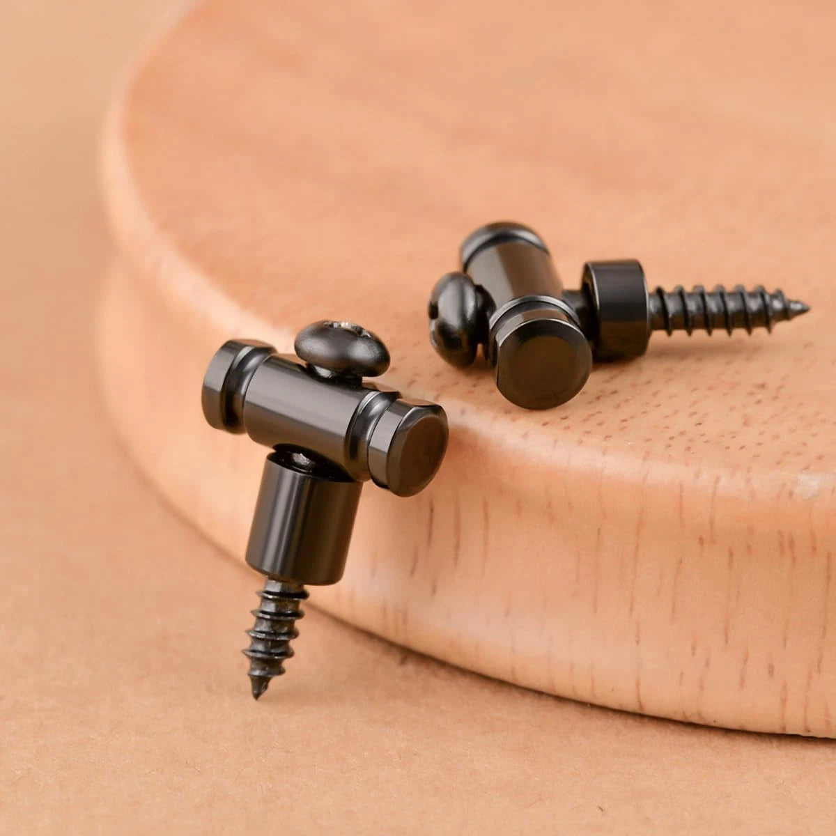 Guyker Guitar Roller String Retainers(Set of 2) – Guide, Strings Black
