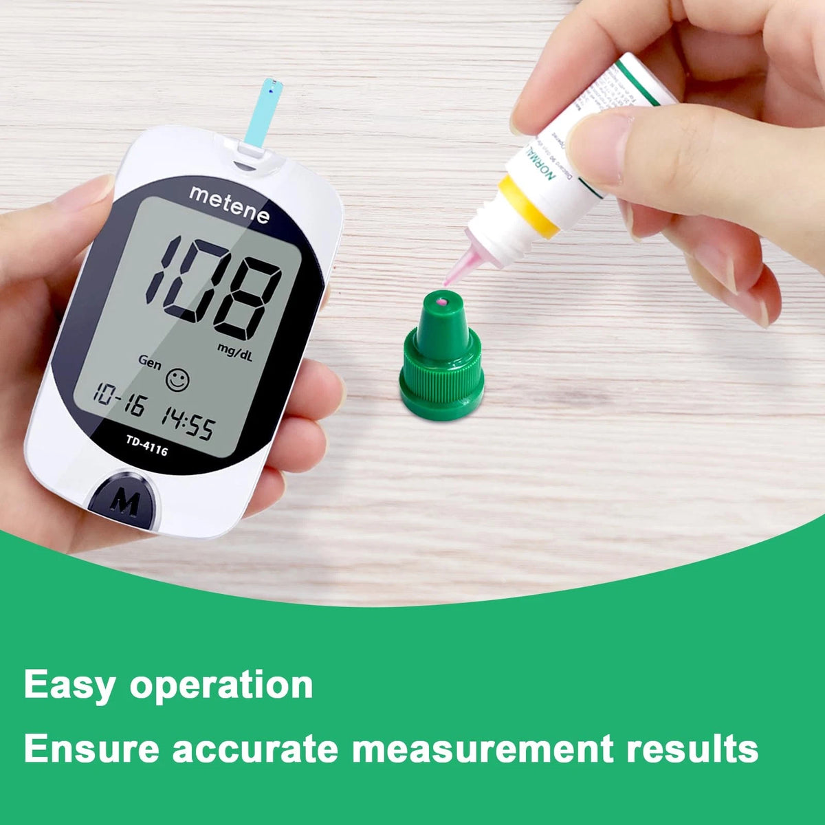 Metene TD-4116 Control Solution, Level 2,  with metene Blood...
