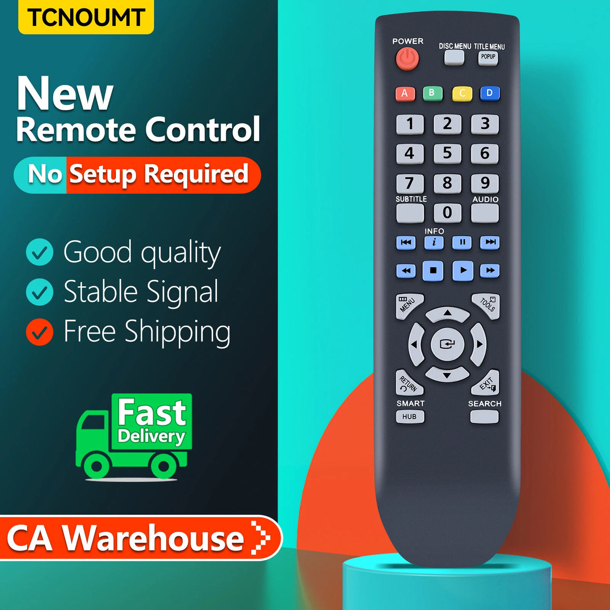 AK59-00113A Remote Control For Samsung DVD Disc Player BD-D5300 BD-D5500