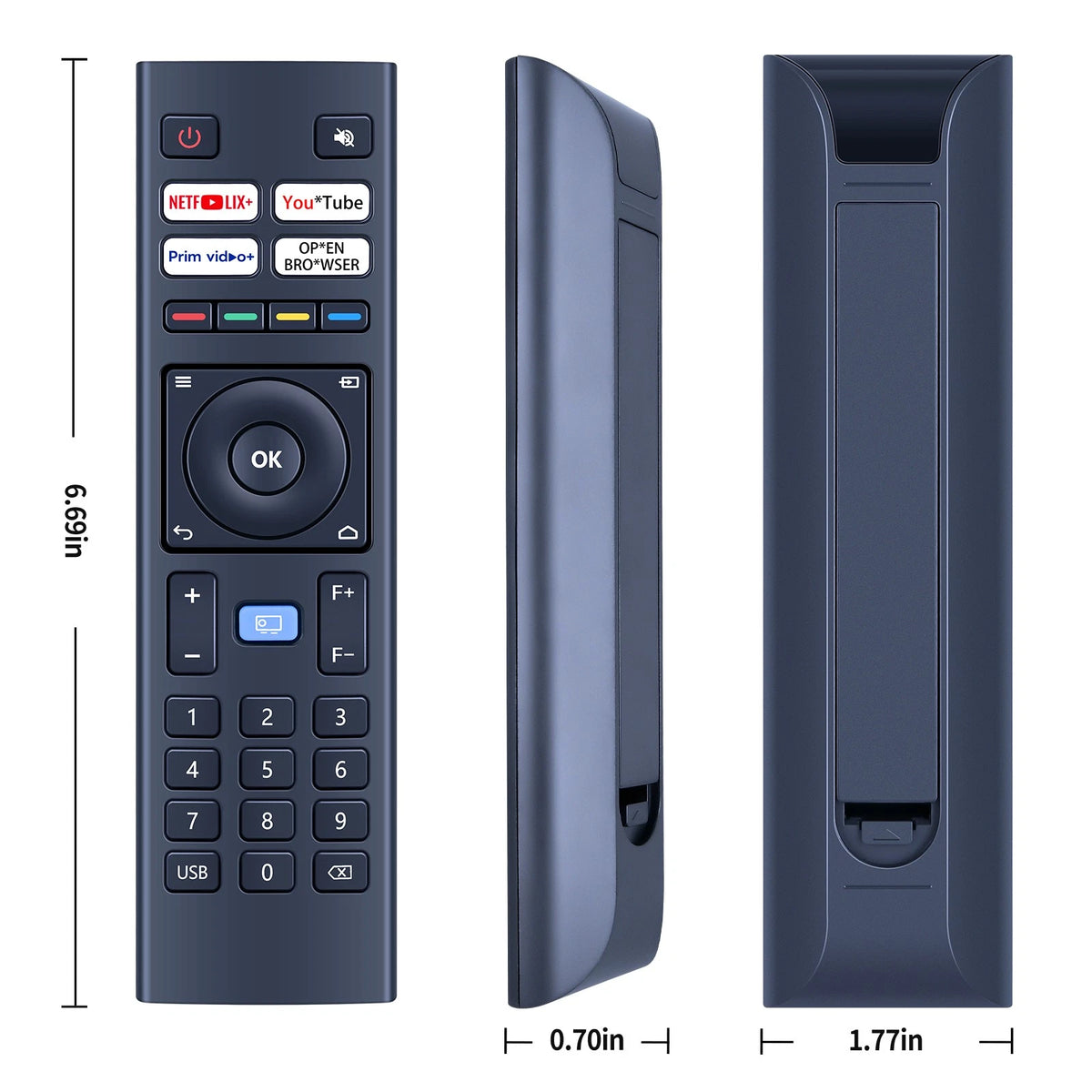 Remote Control For VOPLLS M10 Smart 4K Bluetooth Portable Projector