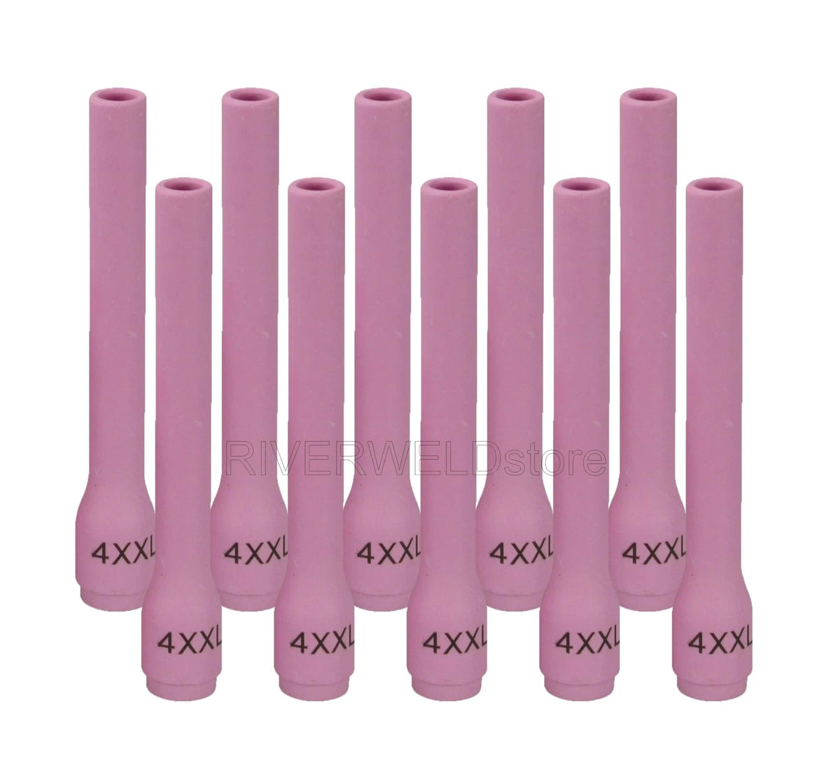 RIVERWELD TIG Alumina Nozzles Ceramic Cups Long 796F79XXL 1/4" 6.5mm, Pink