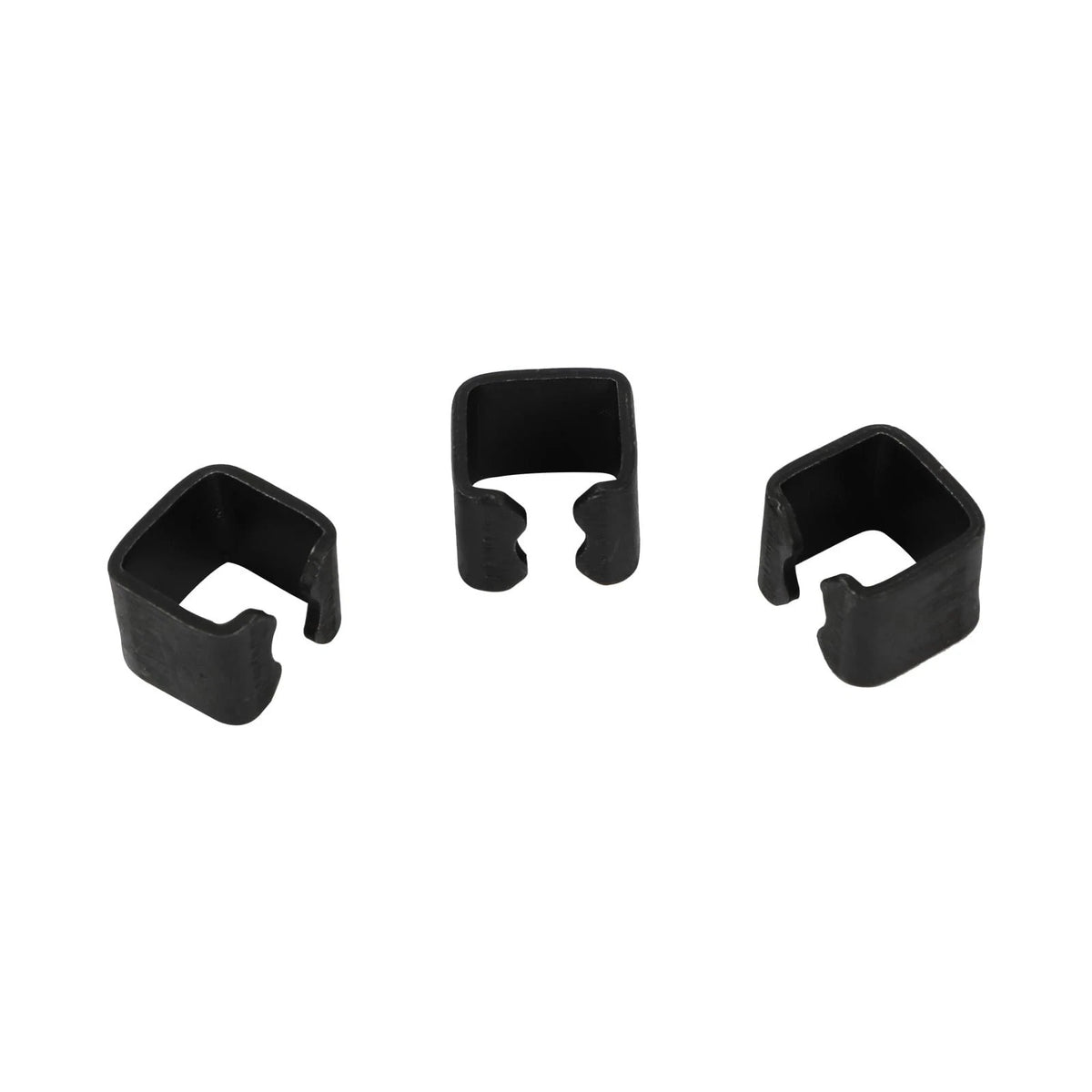 6 Pieces Jack Hoop Claw Clamp Clips, 6mm & 8mm 2T Horizontal Car Floor Black