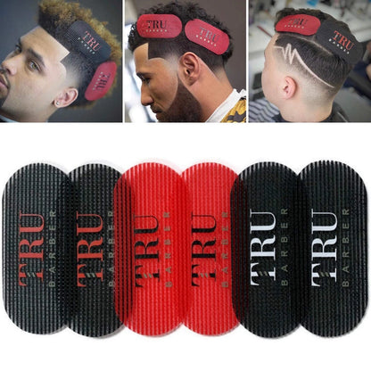 TRU BARBER HAIR GRIPPERS ® 3 COLORS BUNDLE PACK 6 6 Count (Pack of 1), Red