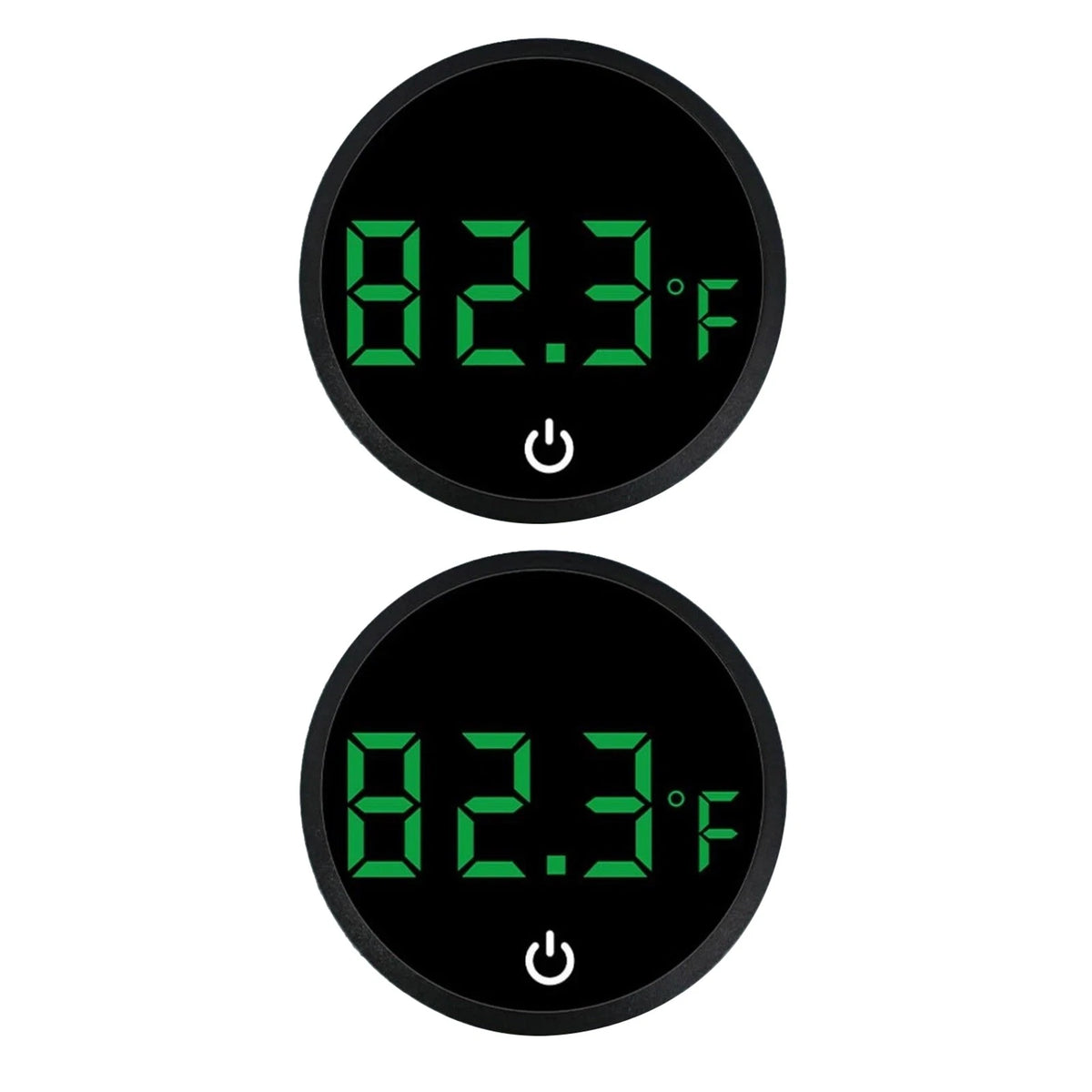 Wireless Digital Thermometer 2pcs LCD Aquarium Fish Tank Temperature Gauge