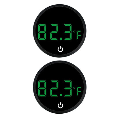 Wireless Digital Thermometer 2pcs LCD Aquarium Fish Tank Temperature Gauge