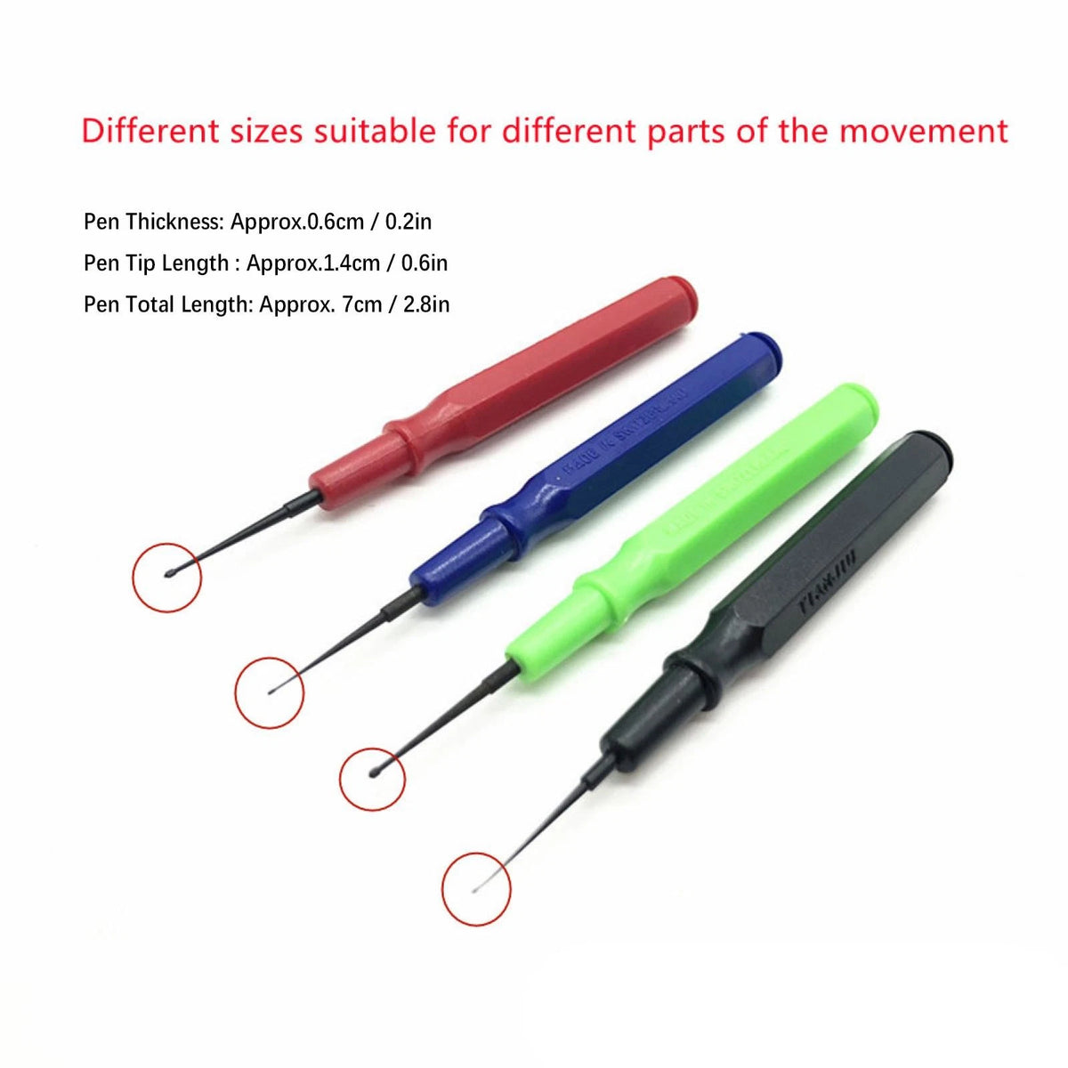 4Pcs Lubricant Precision Oiler Oil Pin Pen Needle Watch Jeweler Repair Tools rr