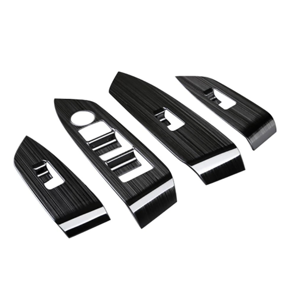 4Pack Car Window Switch Panel Cover Decorative Trim For Mazda CX-5 CX5 2017 2018