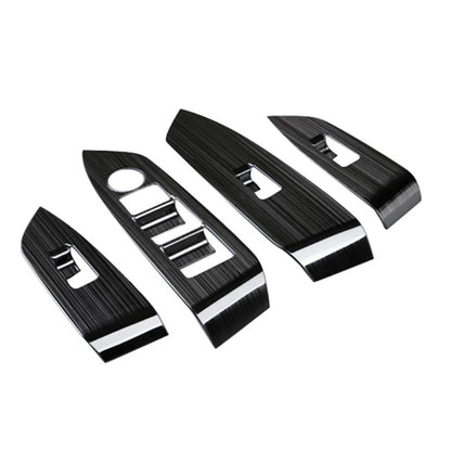 4Pack Car Window Switch Panel Cover Decorative Trim For Mazda CX-5 CX5 2017 2018