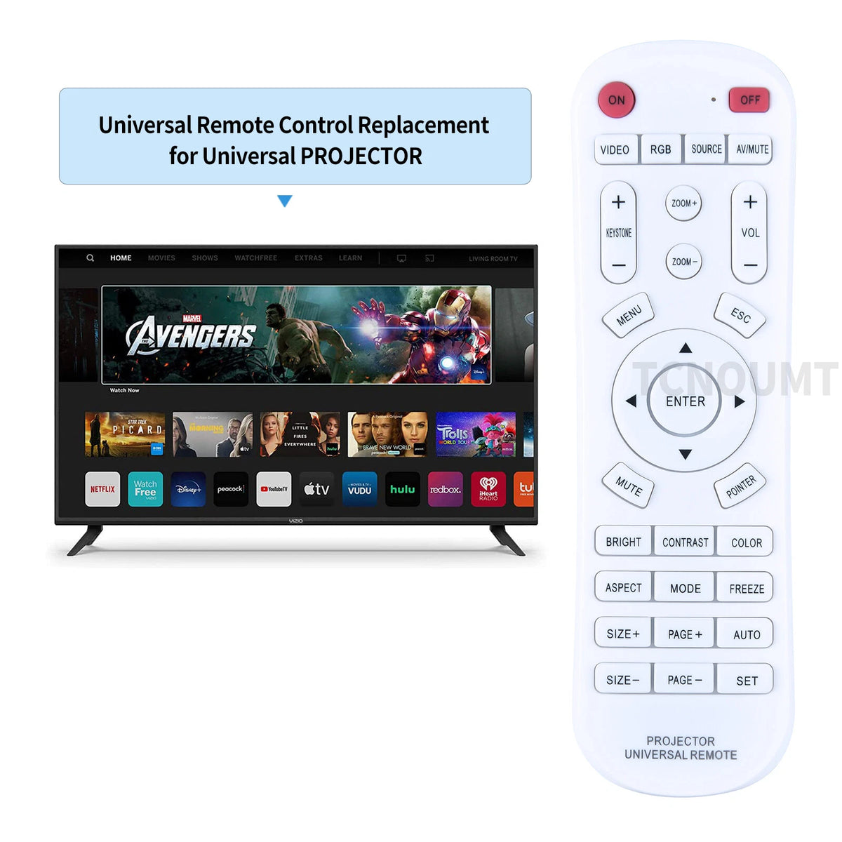 Universal Projector Remote Control For PANASONIC EPSON TOSHIBA VIEWSONIC