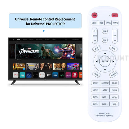 Universal Projector Remote Control For PANASONIC EPSON TOSHIBA VIEWSONIC