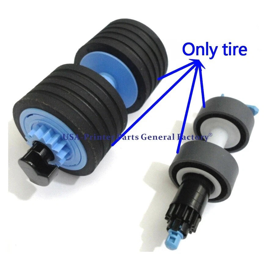 10X Scanner Exchange Roller Kit Tire For Canon 5607B001 DR-S150 DR-C230 R50 R40