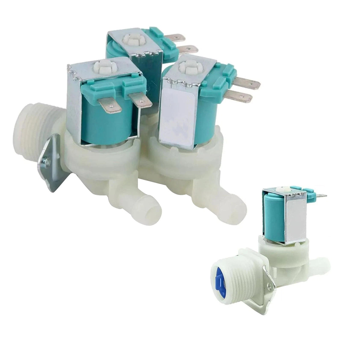 Washer Cold & Hot Water Inlet Valve Set For LG For Kenmore Replacement Parts