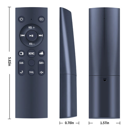 Replacement Remote Control For Insignia 2.1-Channel Soundbar NS-HTSB2123