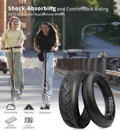 50/75-6.1 Scooter Tire Replacement 8.5 Inch Tube for Gotrax gxl 8.5x2