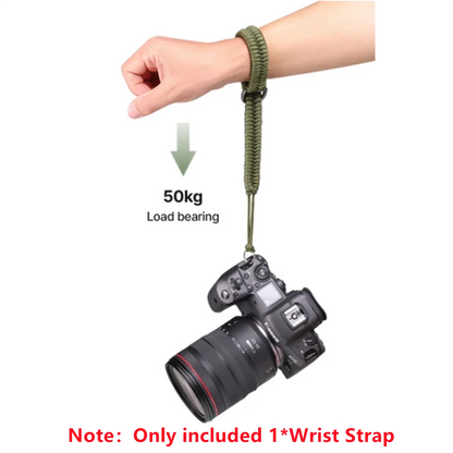 Green Camera Strap Camera Wrist Strap Hand Grip Wristband For DSLR Camera Rope